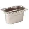 Quattro 1/9 Gastronorm Pan 150mm Deep Stainless Steel -Buffalo Store 1 9th gastronorm pan 150mm deep stainless steel 2423 p 2