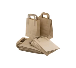 ECatering Essentials Large Brown Kraft Paper Takeaway Bags (250) 13 ECatering Essentials Large Brown Kraft Paper Takeaway Bags (250) -Buffalo Store 10085 2 1