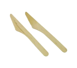 ECatering Essentials Eco-Friendly 6.5inch Wooden Birchwood Knives (1000) -Buffalo Store 10140b 1 1