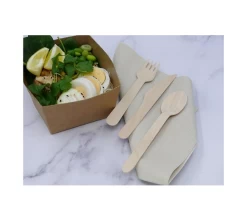 ECatering Essentials Eco-Friendly 6.5inch Wooden Birchwood Knives (1000) -Buffalo Store 10140b hero 1