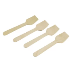 ECatering Essentials 100% Natural Wood 95mm Ice Cream Scoop -Buffalo Store 10140h 3