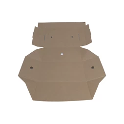 ECatering Essentials Eco-Friendly Corrugated Deep Burger & Fries Box (100) 6 ECatering Essentials Eco-Friendly Corrugated Deep Burger & Fries Box (100) - Image 4