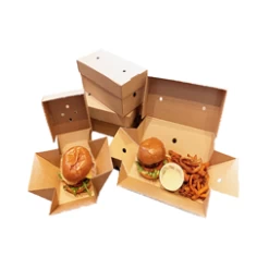 ECatering Essentials Eco-Friendly Corrugated Deep Burger & Fries Box (100) 9 ECatering Essentials Eco-Friendly Corrugated Deep Burger & Fries Box (100) -Buffalo Store 10236d 3