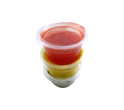 ECatering Essentials 2oz Clear Plastic Dip Pots With Lids (1000) -Buffalo Store 10454 2 1