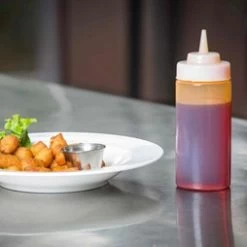 Clear Squeeze Sauce Bottle 8oz -Buffalo Store 10853c env 2