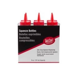 Red Squeeze Sauce Bottle 8oz -Buffalo Store 10853k pkg 02