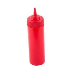 Red Squeeze Sauce Bottle 12oz -Buffalo Store 11253k 03
