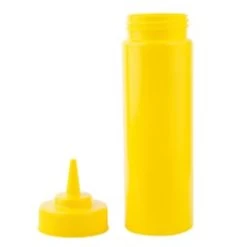 Yellow Squeeze Sauce Bottle 12oz -Buffalo Store 11253m 05