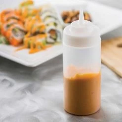Clear Squeeze Sauce Bottle 16oz 11 Clear Squeeze Sauce Bottle 16oz -Buffalo Store 11663c env 01