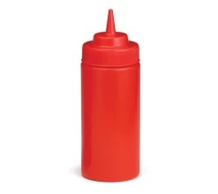 Red Squeeze Sauce Bottle 16oz