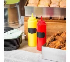 Red Squeeze Sauce Bottle 24oz -Buffalo Store 12463k env 01 3