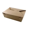 ECatering Essentials 100% Recycled Takeaway Kraft Cardboard Food Boxes (200) -Buffalo Store 12898 hero