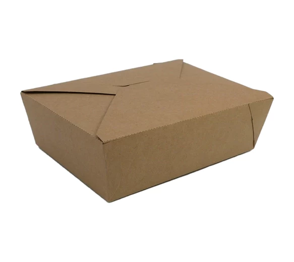 ECatering Essentials Recycled Kraft Cardboard Takeaway Food Box (300) 7 ECatering Essentials Recycled Kraft Cardboard Takeaway Food Box (300) - Image 5