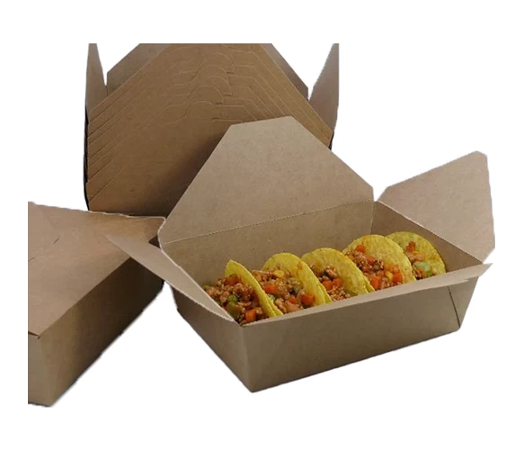 ECatering Essentials Recycled Kraft Cardboard Takeaway Food Box (300) 8 ECatering Essentials Recycled Kraft Cardboard Takeaway Food Box (300) - Image 6