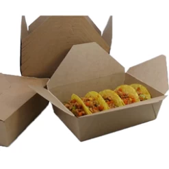ECatering Essentials Recycled Kraft Cardboard Takeaway Food Box (300) 9 ECatering Essentials Recycled Kraft Cardboard Takeaway Food Box (300) -Buffalo Store 12903 2