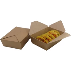 ECatering Essentials Recycled Kraft Cardboard Takeaway Food Box (300) 10 ECatering Essentials Recycled Kraft Cardboard Takeaway Food Box (300) -Buffalo Store 12903 hero