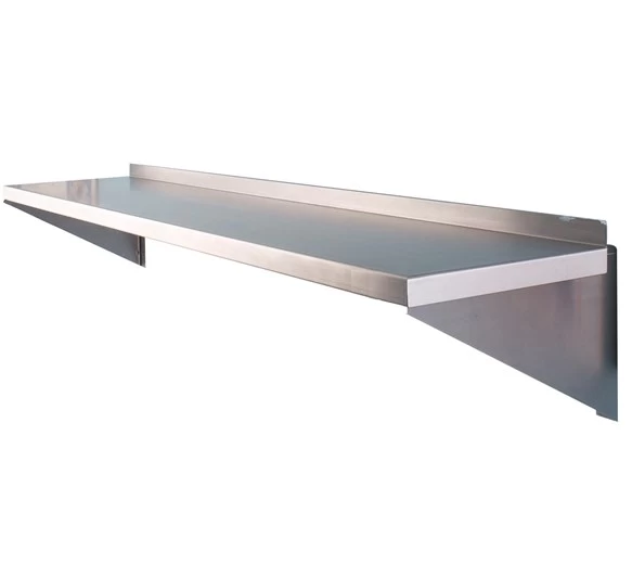 1500mm Wide Stainless Steel Wall Shelf 3 1500mm Wide Stainless Steel Wall Shelf