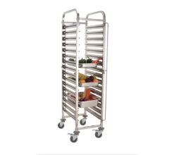 Quattro 16 Tier Clearing Trolley - 1-1 GN Size