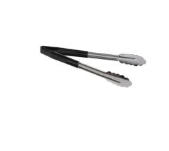 Vinyl Coated Black Serving Tongs 315mm