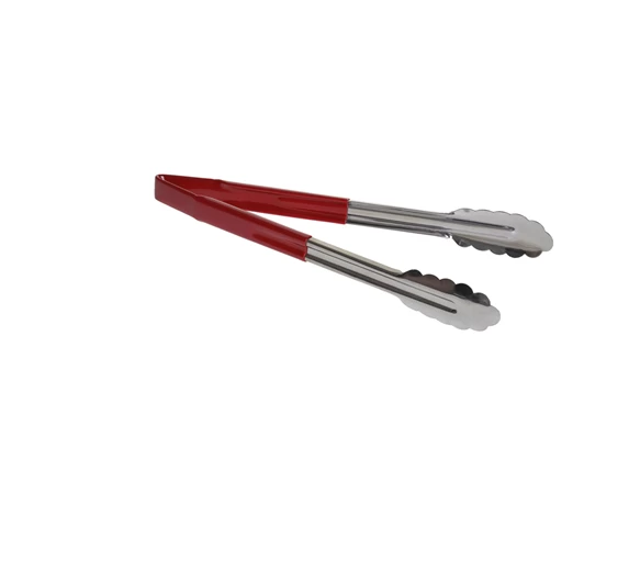Vinyl Coated Red Serving Tongs 315mm 3 Vinyl Coated Red Serving Tongs 315mm