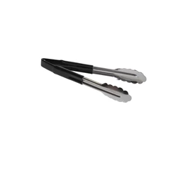 Vinyl Coated Black Serving Tongs 245mm 3 Vinyl Coated Black Serving Tongs 245mm