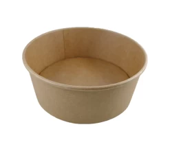 ECatering Essentials 1000cc Kraft Cardboard Salad Bowl 1PE (300) -Buffalo Store 49919 1 1