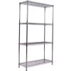 Quattro 4 Tier 900mm Wide Metal Kitchen Racking Shelving 2 Quattro 4 Tier 900mm Wide Metal Kitchen Racking Shelving -Buffalo Store 4 tier racking 900mm wide quattro