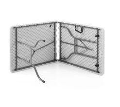 Redwood Foldable Trestle Table For Party Events Rectangular 6ft 1800mm In White -Buffalo Store 810910 04 1