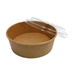 ECatering Essentials 550ml Kraft Salad Bowl 10 ECatering Essentials 550ml Kraft Salad Bowl -Buffalo Store 90909 2