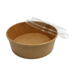 ECatering Essentials 550ml Kraft Salad Bowl 5 ECatering Essentials 550ml Kraft Salad Bowl - Image 3
