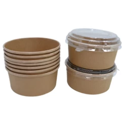 ECatering Essentials 550ml Kraft Salad Bowl 13 ECatering Essentials 550ml Kraft Salad Bowl -Buffalo Store 90909 5