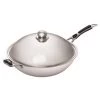 Chef King Stainless Steel Wok Pan For All Induction Wok Cookers -Buffalo Store chef king induction wok pan ecatering hoi016 complete
