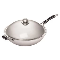 Chef King Stainless Steel Wok Pan For All Induction Wok Cookers 3 Chef King Stainless Steel Wok Pan For All Induction Wok Cookers