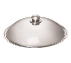 Chef King Stainless Steel Wok Pan For All Induction Wok Cookers 13 Chef King Stainless Steel Wok Pan For All Induction Wok Cookers -Buffalo Store chef king induction wok pan ecatering hoi016 lid 1