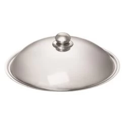 Chef King Stainless Steel Wok Pan For All Induction Wok Cookers 10 Chef King Stainless Steel Wok Pan For All Induction Wok Cookers -Buffalo Store chef king induction wok pan ecatering hoi016 lid