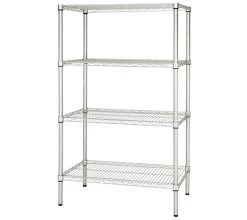 Quattro 4 Tier 1200mm Wide Metal Kitchen Racking Shelving