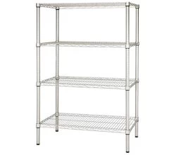 Quattro 4 Tier Storage Racking 1800mm Wide. Adjustable Shelves