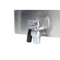 Quattro Bain Marie Heated Display Unit. 5 X 1-2 GN Pans & Lids With Glass Surround -Buffalo Store ebw009 9