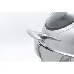 Quattro Round Roll Top Chafing Dish With Glass Window 6 Litre Capacity -Buffalo Store ecs009 1