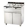 Quattro Floor Standing 2 X 16 Litre Twin Tank Electric Commercial Fryer 2 Quattro Floor Standing 2 X 16 Litre Twin Tank Electric Commercial Fryer -Buffalo Store electric twin tank floor standing 2 x 10 ltr twin basket catering fryer 1831 p