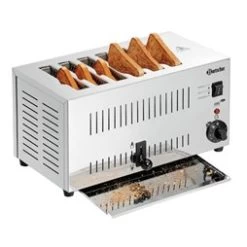 Bartscher Premium Stainless Steel 6 Slot Commercial Toaster