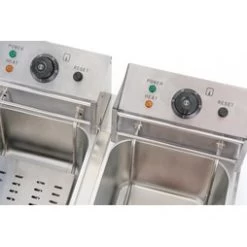 Quattro 2 X 10 Litre Twin Tank Commercial Electric Fryer -Buffalo Store fce014 2