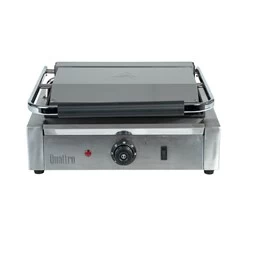 Quattro Heavy Duty Large Single Panini - Contact Grill Ribbed Top - Flat Bottom Plates 5 Quattro Heavy Duty Large Single Panini - Contact Grill Ribbed Top - Flat Bottom Plates - Image 3