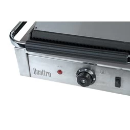 Quattro Heavy Duty Large Single Panini - Contact Grill Ribbed Top - Flat Bottom Plates 8 Quattro Heavy Duty Large Single Panini - Contact Grill Ribbed Top - Flat Bottom Plates - Image 6