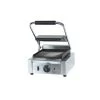 Quattro Single Panini Contact Grill Ribbed Top And Ribbed Bottom Plates -Buffalo Store gcs009 hero 1