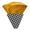 Black Gingham Paper Crepe Cones 2 Black Gingham Paper Crepe Cones -Buffalo Store gmblackcrepe