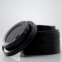 ECatering Essentials 90mm Black Plastic Sip Lid (1000) -Buffalo Store gmp002 2