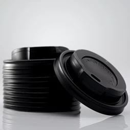 ECatering Essentials 80mm Black Plastic Sip Lid (1000) 4 ECatering Essentials 80mm Black Plastic Sip Lid (1000) - Image 2