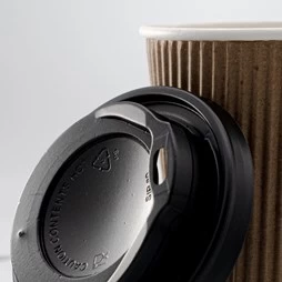 ECatering Essentials 80mm Black Plastic Sip Lid (1000) 6 ECatering Essentials 80mm Black Plastic Sip Lid (1000) - Image 4