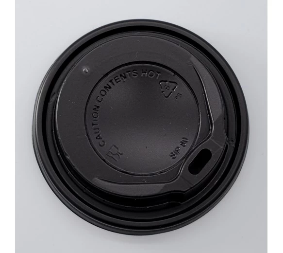 ECatering Essentials 80mm Black Plastic Sip Lid (1000) 8 ECatering Essentials 80mm Black Plastic Sip Lid (1000) - Image 6